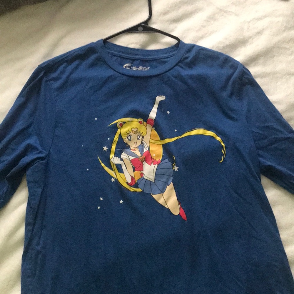Blue Sailor Moon Long Sleeve Shirt